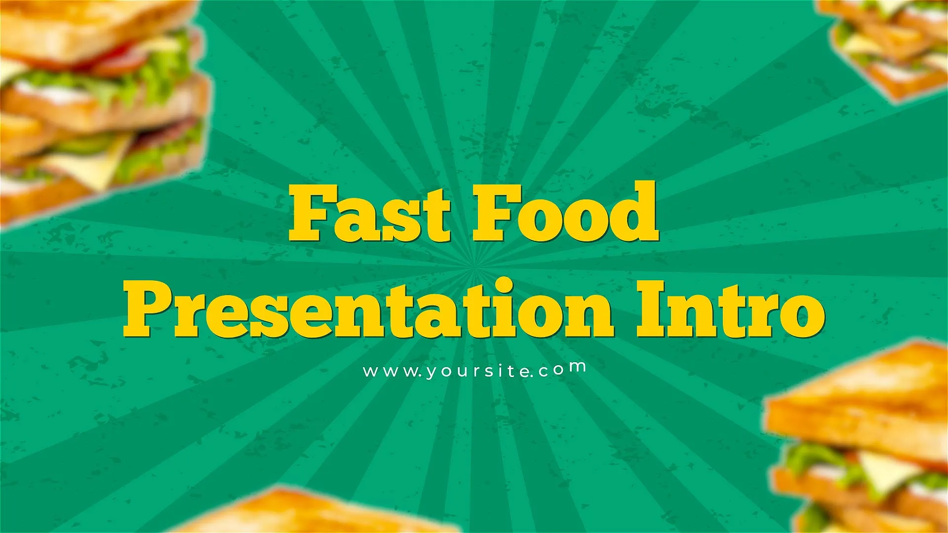 Fast Food Presentation Intro